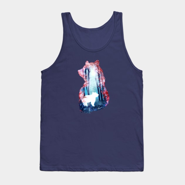 Spirit Bear Tank Top by DVerissimo